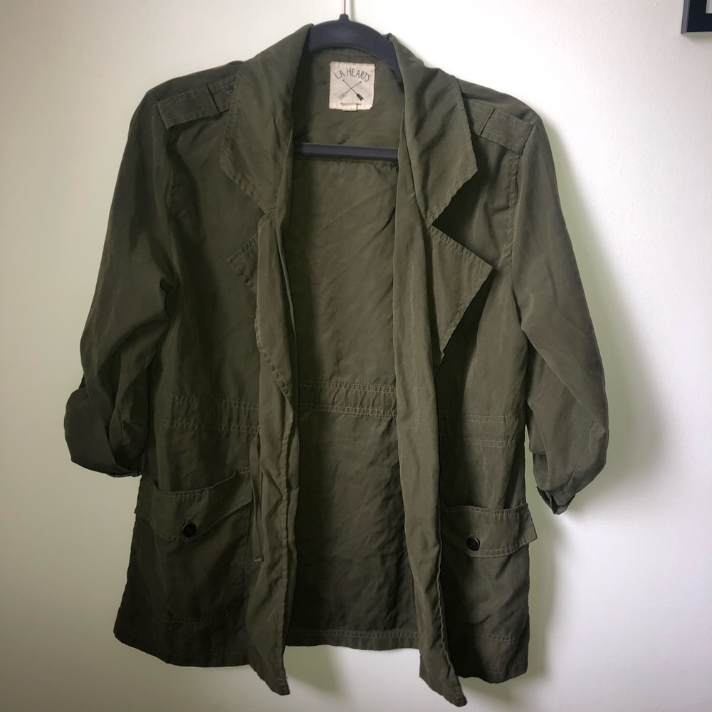 Army green jacket